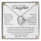 To My Daughter | Never Forget That I Love You - Forever Love Necklace