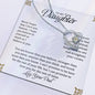 To My Daughter | Never Forget That I Love You - Forever Love Necklace